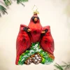 Christopher Radko Cardinal Garden Greetings Glass Christmas Ornament 1022275