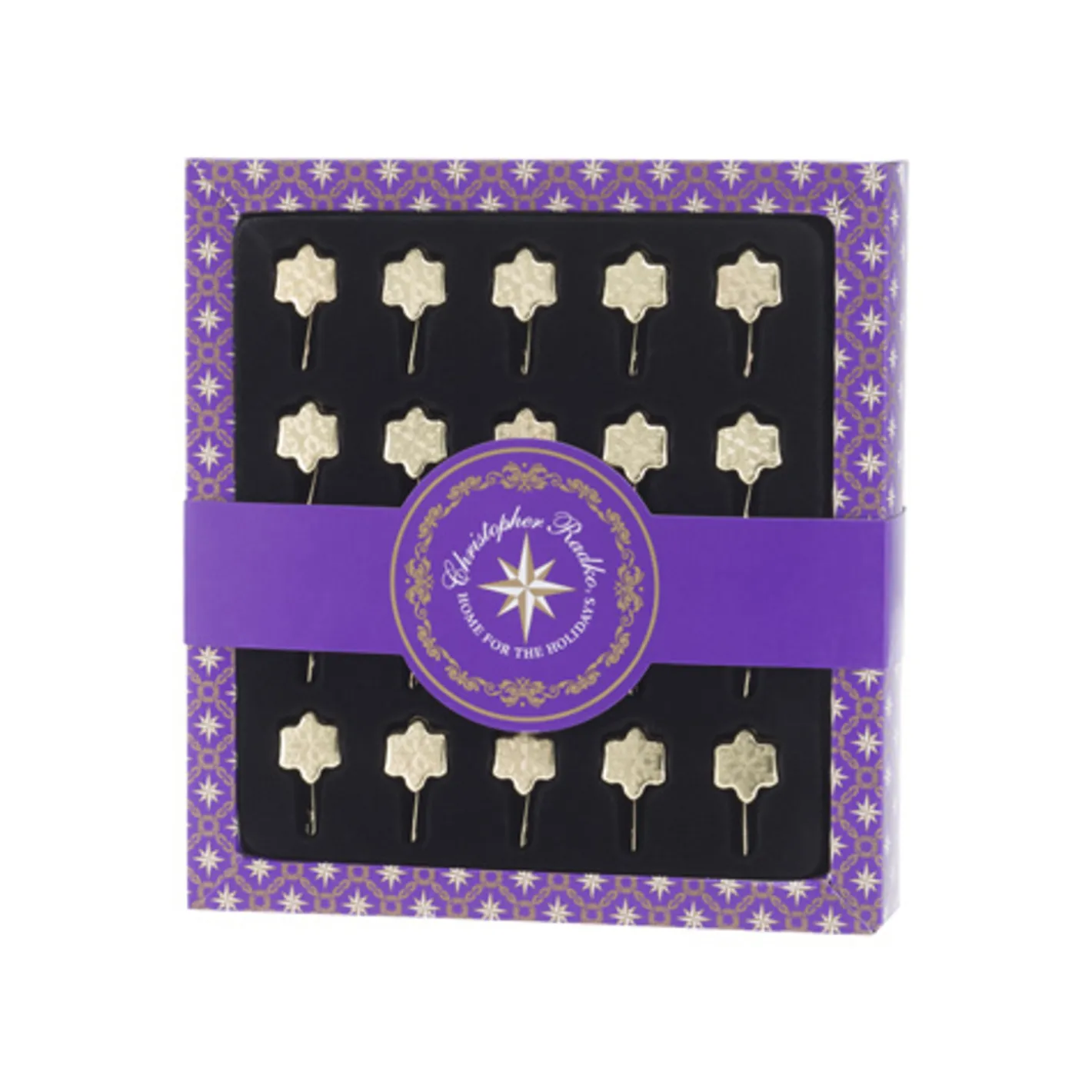 Christopher Radko Gold 20 Piece Ornament Clip Set 2011916 Discount