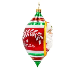 Christopher Radko Holly Jolly Christmas Glass Christmas Ornament 1022550 Outlet