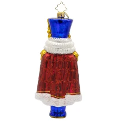 Christopher Radko Long Coat Nutcracker Glass Christmas Ornament 1022102 Clearance