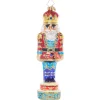 Christopher Radko Royal Elegance Nutcracker Glass Christmas Ornament 1021931 Sale