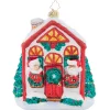 Christopher Radko Santa's Holiday Home Glass Christmas Ornament 1021674 Online