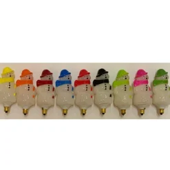 Shiny Brite Christopher Radko Holiday Splendor Snowman Bubble Light Candolier REPLACEMENT SNOWMAN Clearance