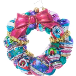 Christopher Radko Vintage Holiday Magic Glass Christmas Ornament 1022058 Hot