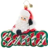 Christopher Radko What's in A Name Santa? Glass Christmas Ornament 1021832 New
