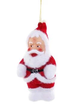 Cody Foster Co Cody Foster 4.5" Jolly Santa Glass Christmas Ornament GL-464-R Online