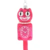 Cody Foster Co Cody Foster 5" Pink Retro Cat Clock Glass Christmas Ornament GO-6416-P Discount