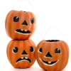 Cody Foster Co Cody Foster 10" Set of 3 Jack O Lantern Halloween Candy Bucket PM-205 Discount