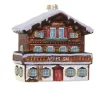Cody Foster Co Cody Foster 4" Ski Chalet Glass Christmas Ornament GL-474 Online