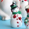 Cody Foster Co Cody Foster 5.5" Snowman Blow Mold Glass Christmas Ornament GO-8878 Discount