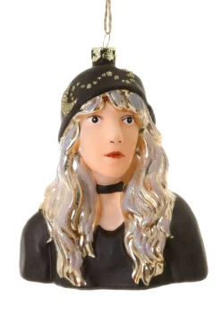 Cody Foster Co Cody Foster 5" Stevie Nicks Glass Christmas Ornament GO-6981 Discount