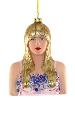 Cody Foster Co Cody Foster 5" Taylor Swift Glass Christmas Ornament GL-267 Clearance