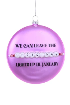 Cody Foster Co Cody Foster 5" Taylor Swift Christmas Lights Glass Christmas Ornament GL-1093 Sale
