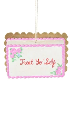Cody Foster Co Cody Foster 4.25" Treat Yo Self Sheet Cake Christmas Ornament PO-2078 New