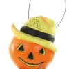 Cody Foster Co Cody Foster 8.5" Vintage Inspired Pumpkin Scarecrow Halloween Candy Bucket PM-264 Clearance