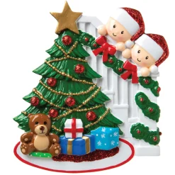 Polar X Couple Around the Christmas Tree Personalized Ornament OR1789-2 Sale