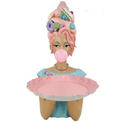 December Diamonds 20" Cotton Candy Bubblegum Queen Serving Tray Christmas Decoration 55-55706 Hot
