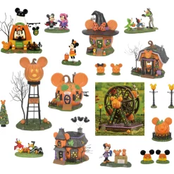 Department 56 2025 Mickey's Pumpkintown Village Full Set Outlet
