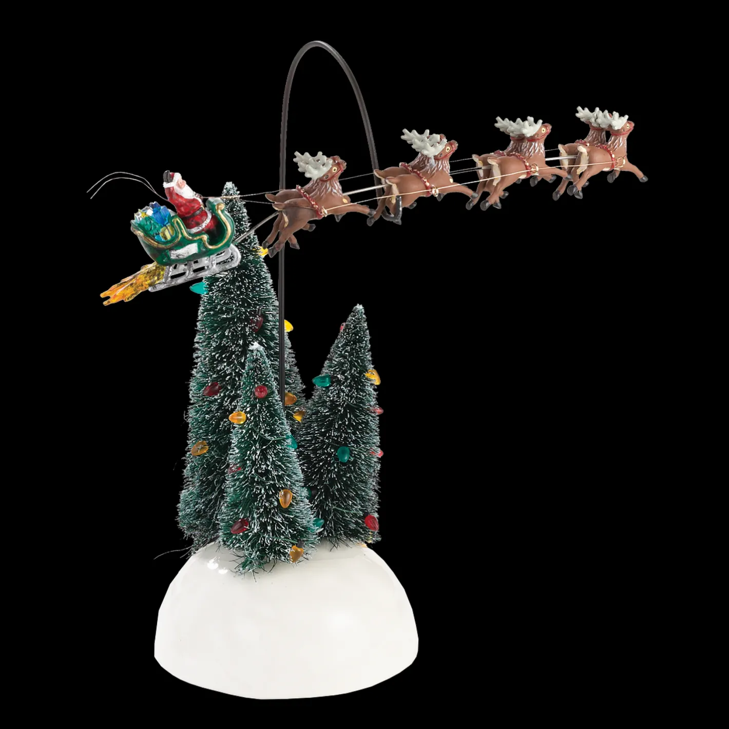 Department 56 Animated Flaming Santa Christmas Vacation Figure 4030744 Clearance