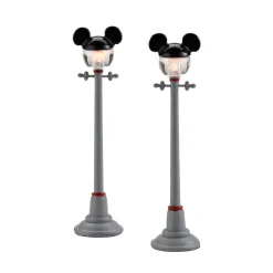 Department 56 Disney Christmas Village Mickey Street Lights 4028302 Outlet