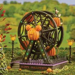 Department 56 Disney Pumpkintown Halloween Village Gawrsh Darn Fun! Ferris Wheel 6015597 Clearance