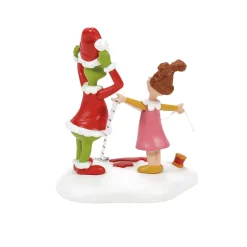 Department 56 Grinch Village Being Fitted for a Santy Suit Figure 6013019 New