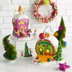 Department 56 Grinch Village Who La La Boutique Building 4059422 Clearance