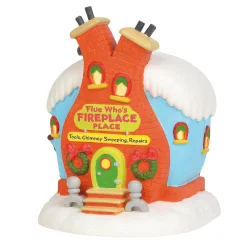 Department 56 Grinch Village Flue Who's Fireplace Place Building 6003319 Best