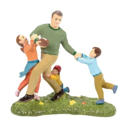 Department 56 Halloween Village Let's Get Dad! Football Figure 6014704 Hot