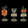 Department 56 Halloween Village Halloween Signs Set of 3 6009820