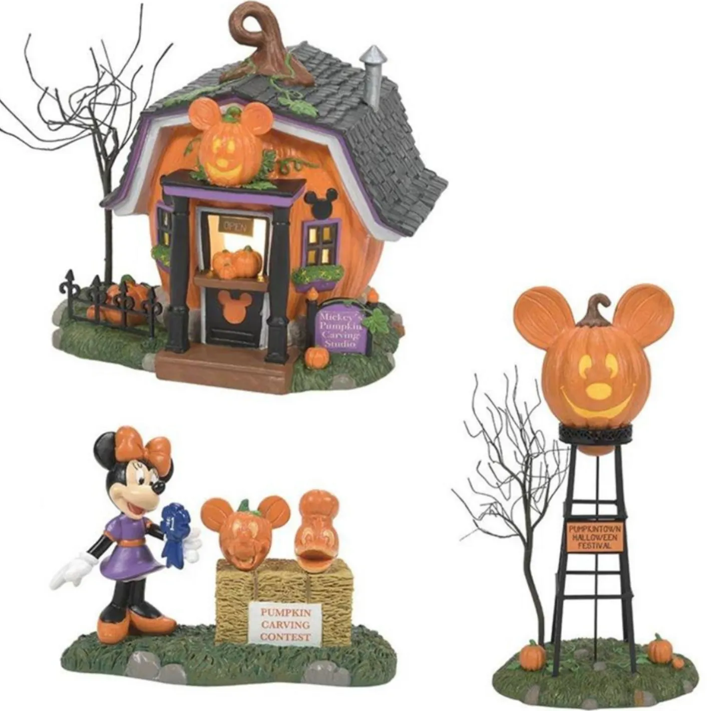 Department 56 Mickey's Pumpkintown 2023 Set Best