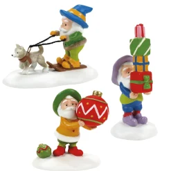 Department 56 North Pole Village Friends & Neighbors Figure Set of 3 6014511 New