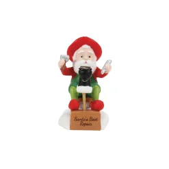 Department 56 North Pole Village Santa's Chief Cobbler Figure 6013617 Clearance