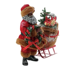 Department 56 Possible Dreams African American Santa Christmas is Coming Figure 6015866
