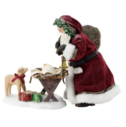 Department 56 Possible Dreams Santa Sleep in Heavenly Peace Figure 6016459 Outlet