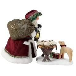 Department 56 Possible Dreams Santa Sleep in Heavenly Peace Figure 6016459 Outlet