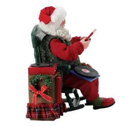 Department 56 Possible Dreams Santa Christmas Grooves Figure 6016450 Online