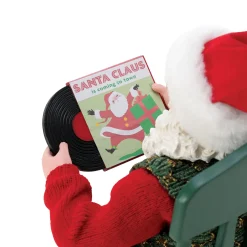 Department 56 Possible Dreams Santa Christmas Grooves Figure 6016450 Online
