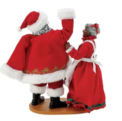 Department 56 Possible Dreams African American Santa Santa's New Suit Figure 6015878 Sale