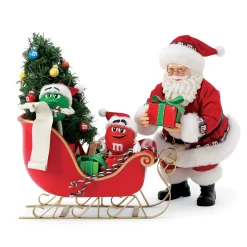 Department 56 Possible Dreams Santa M&M Sleigh Figure 6016481 New