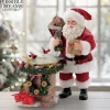 Department 56 Possible Dreams Santa Bird Bath Figure 6016498 Clearance