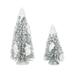 Department 56 Set of Snow Laden Trees 6011461 Outlet