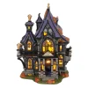 Department 56 Snow Village Halloween Puckett's Funerarium Building 6014660 Hot