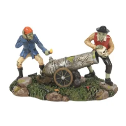 Department 56 Snow Village Halloween Explosive Skullduggery Figure 6011441 Clearance