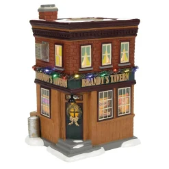 Department 56 Snow Village Brandy's Tavern Building 6017437 Online
