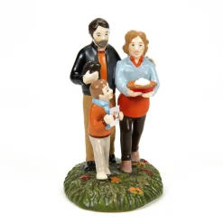 Department 56 Snow Village Halloween Touchdowns, Turkey & Pie Figure 6013601 Discount