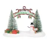 Department 56 Snow Village A Festive Christmas Gate 6007268 Outlet
