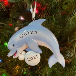 Polar X Dolphin Personalized Christmas Ornament OR1851-D Outlet