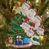 Polar X Family of 6 Around the Christmas Tree Personalized Ornament OR1789-6 Online