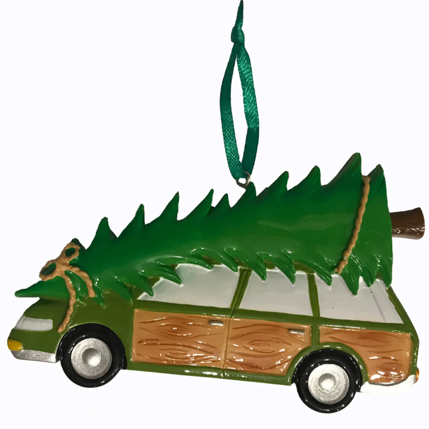 Polar X Family Station Wagon with Tree Personalized Christmas Ornament OR1565 New
